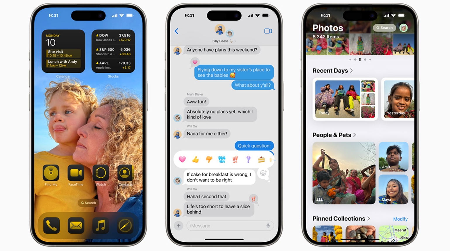 iOS 18 Screenshots auf dem iPhone 15 Pro